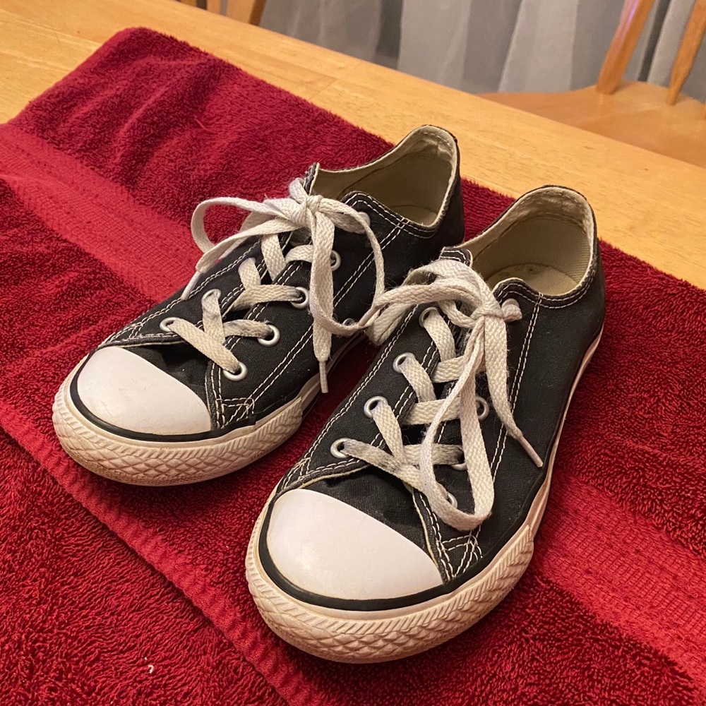 Black Converse Chuck Taylor Low Tops